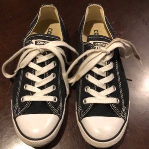 Black and White dainty converse